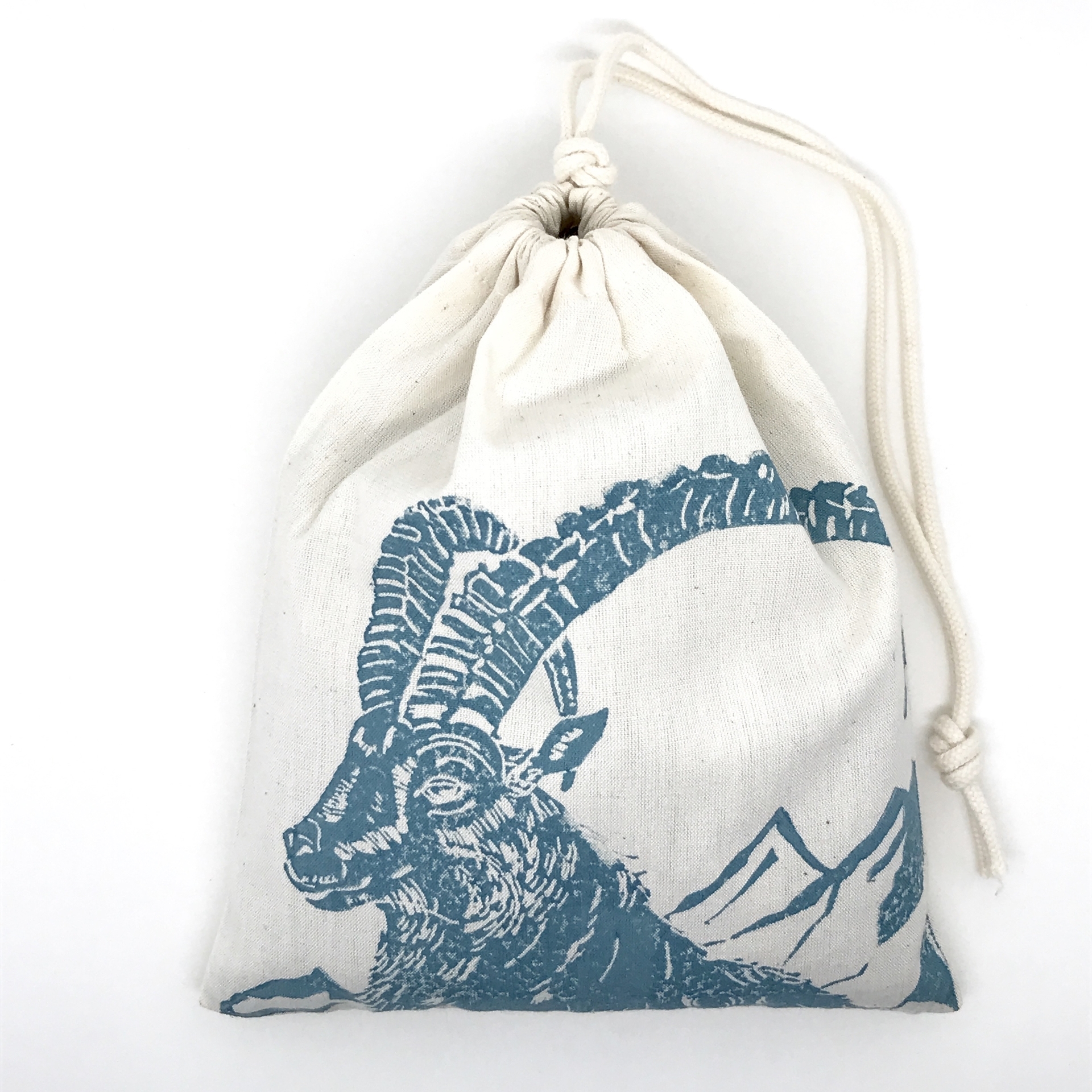 Bio-Bergkräuter-Beutel, Steinbock Blau. Somea Distribution GmbH