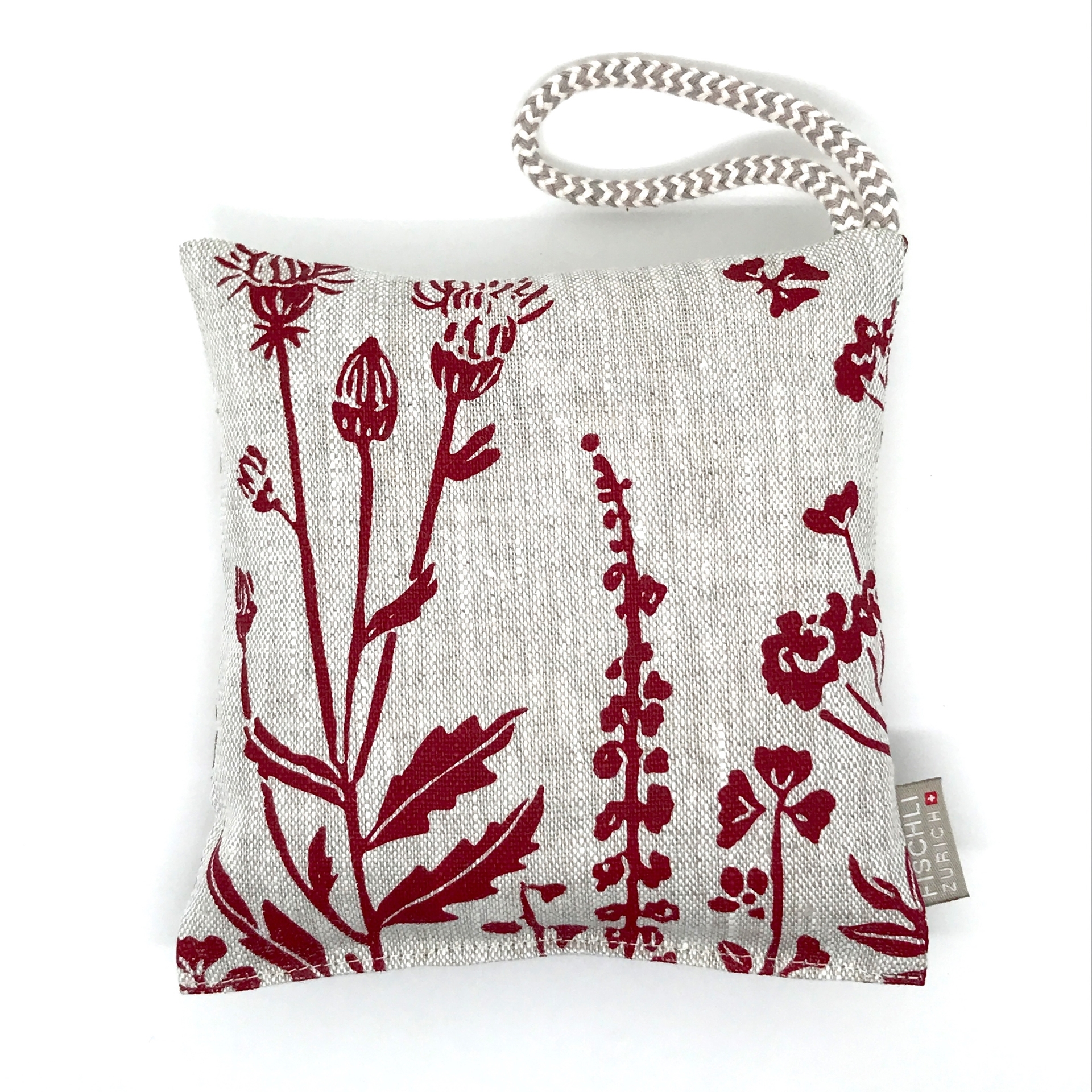 Arvenkissen Leinen, Blumenwiese Rot. Somea Distribution GmbH