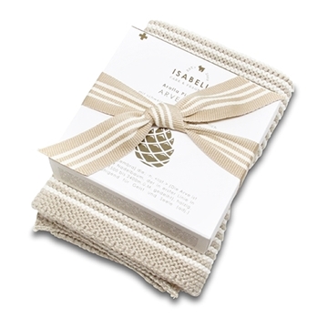 Bild von Herz in Box 100g auf Waschlappen mit reinem Arvenöl